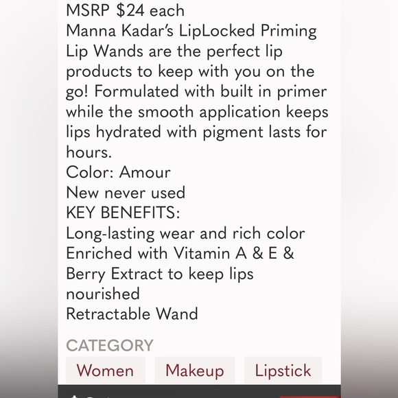 💋💄NEW long lasting lip wear - Picture 5 of 5